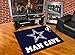 FANMATS 14292 Dallas Cowboys Man Cave All-Star Rug - 34 in. x 42.5 in.
