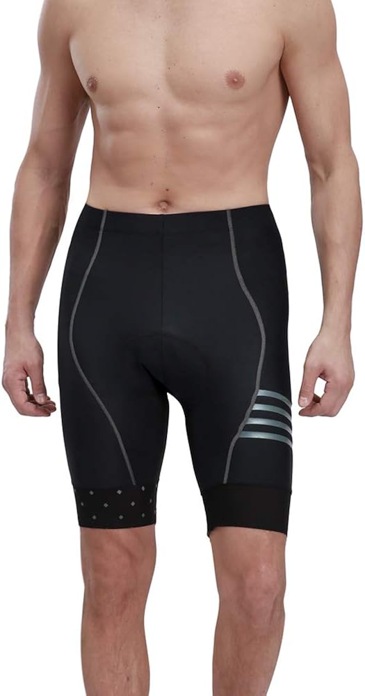 NEENCA Men's Bike Cycling Shorts with 4D Sponge Gel Padded, Cycling Underwear Pants, Bicycle Riding Tights, Breathable: Clothing