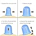 Soft Therapy Cupping Set Pain Relieving - Relaxing Circulation Improving Soft Silicone Body, Back and Face Massager, Post Gym, Workout or Sports Tension and Stress Reliever (4 Cups)