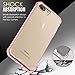 iPhone 7 Plus Case,bonsalay Protective With Bumper Swees Crystal Clear PC Back TPU Bumper Shockproof Drop Protection Cases Cover, Slim Thin Fit For Apple iPhone 7 Plus(2016)- Rose Gold
