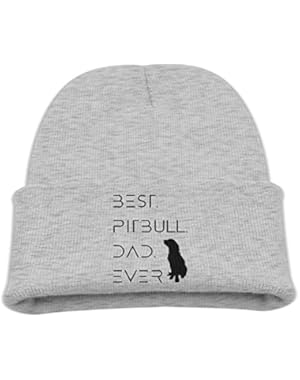 Best Pitbull Dad Ever BabysSoft Knitted Hat