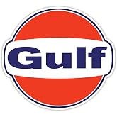Gulf Sticker Decal 4" x 4"