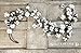 Silvercloud Trading Co. Real Cotton Boll Garland - 5ft Garland - Adjustable Stems - Farmhouse Decor - Christmas Centerpiece