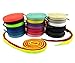 Fashion Flat Shoelaces Canvas Sneaker Athletic Tennis Shoe Laces Unisex Strings by Santimon 2 Pair(24 Colors and 10 Lengths Available)