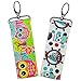 Lip Balm Essential Oils Holder Carrier Clip-Set Of 6 Key Chains (Owl Mix)