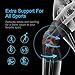 Dimiyer Compression Knee Brace Sleeve for Running Meniscus Tear Arthritis Weightlifting CrossFit Yogaing Recovery Lightweight Support Knee for Men and Women (2 Piece Black, Medium)
