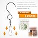 AIEVE Swivel Hooks 10 Pack Swivel Hooks Swivel Hooks for Hanging Wind Spinners S Hook Clips Wind Chimes Crystal Twisters Plants Flower Pots Bird Feeder Outdoor Ornament Hooks Party Supply, Silver