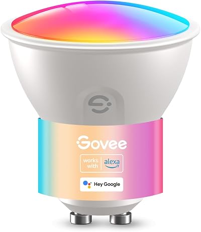 Govee Smart Bulb GU10 RGBWW 400LM Dimmable Matter Alexa Google 1 Pack