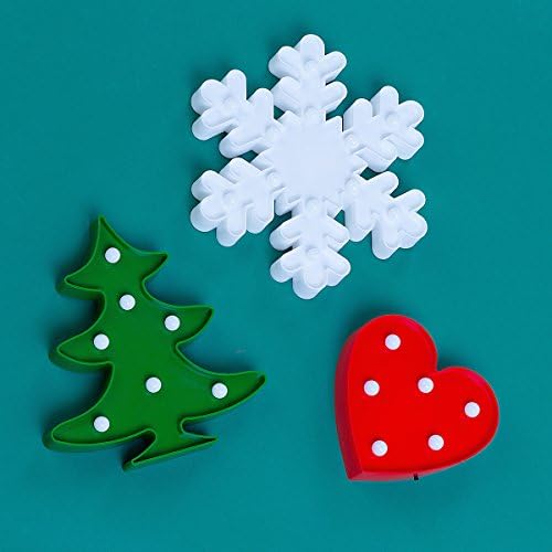 Night Lights for Kids,Decorative LED Christmaas tree,Snowflake,Heart Marquee Sign - Marquee Letters LED Lights - Nursery Night Lamp GIFT for Children (Christmas gifts)