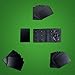 BIERDORF Diamond Waterproof Black Playing Cards, Poker Cards, HD, Deck of Cards (Black matt)