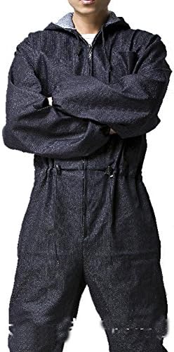 Decalon Unisex Long-Sleeve Jeans Cotton Work Coverall