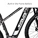 SAVADECK Knight 9.0 Carbon Fiber e bike 27.5 inch Electric Mountain Bike Pedal-assist MTB Pedelec Bicycle with Shimano DEORE XT M8000 2 x 11 Speed and Removable 36V/ 10.4Ah SAMSUNG Li-ion Battery