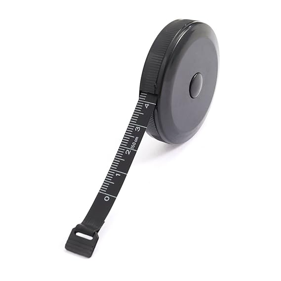Healifty Retractable Fabric Measuring Tape Soft Fabric Tape 60 inches