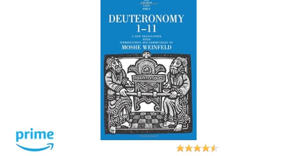 Deuteronomy 1 11 The Anchor Yale Bible Commentaries Moshe - 