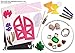 Illuminated Ink First Communion Banner Kit - Gates - 12 x 18 (Pink - Black Letters)