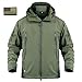 ReFire Gear Men's Army Special Ops Military Tactical Jacket Softshell Fleece Hooded Outdoor Coat