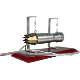 Turbojet Engine Model That Works, SKYMECHMAN Mini Turbojet Aero Engine Petrol/Kerosene Internal Combustion Engine Model,Gift for Adults&amp;Science&amp;Education Enthusiast