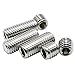 M2.5 Flat Point Set Screws Hex Socket Grub Screws Pack of 50-Piece Size M2.5 x 4 mm