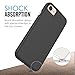 For iPhone 8 Case / iPhone 7 Case, MoKo Shockproof, Ultra Slim Protective Case Dual Layer Non-slip Grip Protection Cover for Apple iPhone 8 / 7 - Black