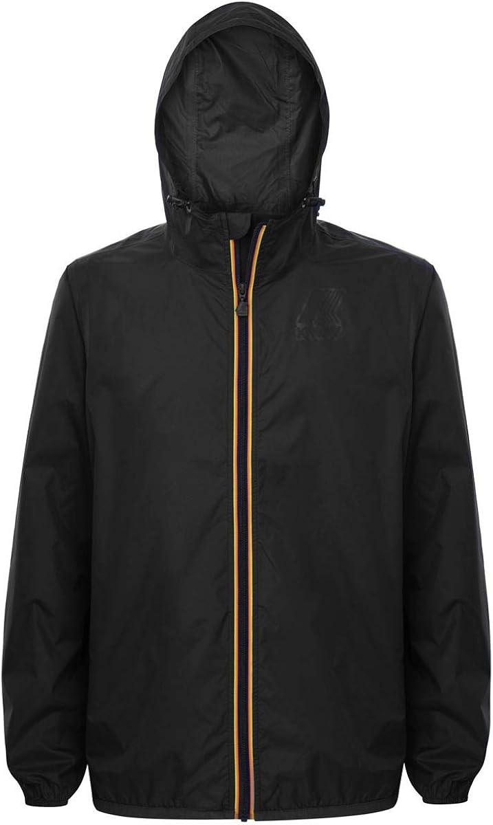 Cappotto K-Way Claude | Nero | Taglia 14 Anni | 100% Nylon | Lavabile In Lavatrice