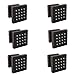 HOMEDEC 2inch Brass Square Massage Shower Body Sprayer Jets, Oil Rubbed Bronze, 6 pack
