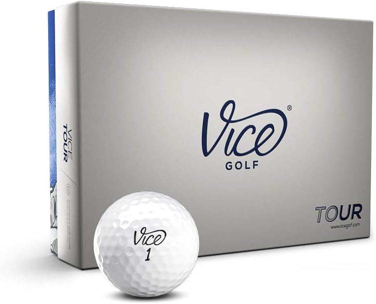 Vice Tour Golf Balls, White (One Dozen) : Sports & Outdoors