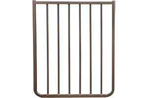 Cardinal Gates BX2 Baby Gate Extension - Fits Cardinal Gates Safety Gates - 21.75 Inch Wide Dog Gate Extension - Brown