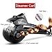 Automatic Hair Steam Curler ARINO Ceramic Hair Curler Professional Curling Iron Wand Ceramic Curling Flexible Hair Curlers for Beautiful Style & Shine, LED Digital Display Black