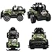 Remote Controlled Full Function Army Green Camouflage Jeep RC Toy Car 1:15 Scale
