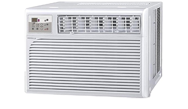Amazon Com Soleus Air Hcc W15es A1 Electronic Window Air Conditioner 14 500 Btu Hour Rated Cooling Capacity 75 Pints Per Day Dehumidifying Capacity 24 Hour Timer 3 Fan Speed Options 4 Way Directional Louver Home