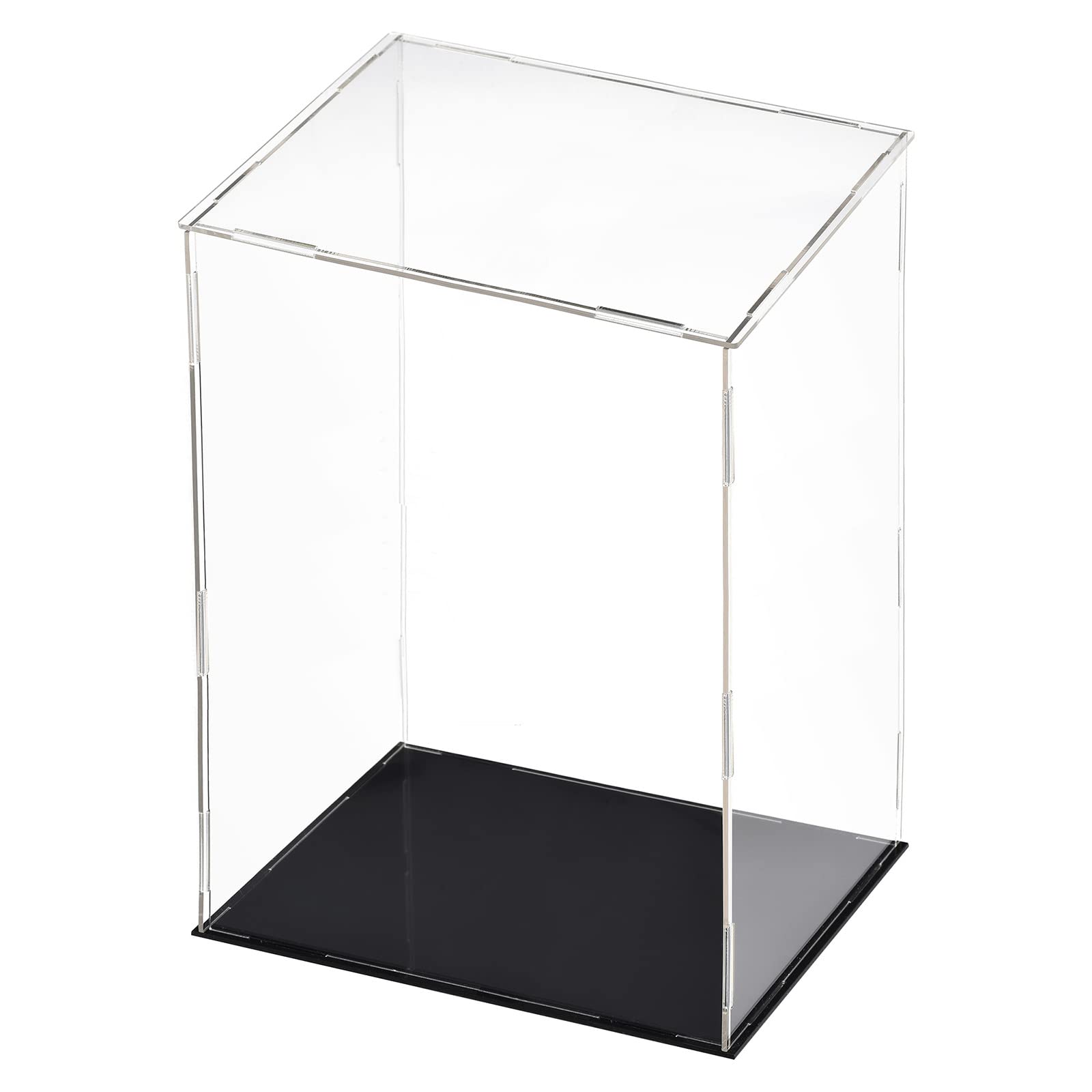 DMiotech 1 Pack Acrylic Display Case Box Transparent Dustproof Showcase, 7.9x5.9x11.8 Inch for Collectibles — image 1