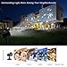Christmas Snowflake Projector Lights, ALOVECO Rotating LED Snowfall Projection Lamp with Remote Control, Outdoor Waterproof Sparkling Landscape Decorative Lighting for Holiday Halloween Xmas Party