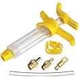 CYCEARTH Cycling Tubeless Sealant Injector + Presta and Schrader Valve Core Removal Tool for Stans No Tubes sealant and Other sealants