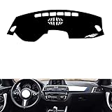 leather dash board cover mat Compatible with BMW 1