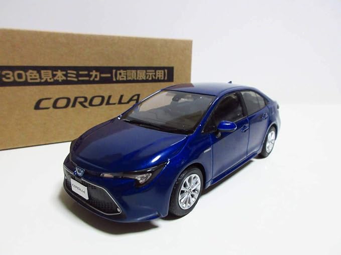 Amazon 1 30 トヨタ 新型カローラ セダン Corolla カラーサンプル ミニカー ダークブルーマイカメタリック ミニカー ダイキャストカー ホビー