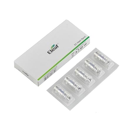 Eleaf Verdampfer Kopfspulen EC Kopf 0,5ohm für iJust 2 / Melo 2 / Melo 3 / Lemo 3 mit 5 Stück