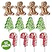 Holiday-Themed Lollipops (12 Pack) Great for Christmas Goody Bag Fillers or Christmas Stocking Stuffers