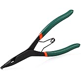 SPEEDWOX 9 inch Angle Tip Lock Ring Pliers for Transmission, Special Circlip Plier with Hole Angle Tip Retaining Ring Pliers 