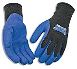 Kinco 1789 Frostbreaker Latex Form Fitting Thermal Gripping Glove, Work, Large, Blue/Black (Pack of 12 Pairs)