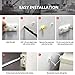 Baby Furniture Straps (12packs) Baby Proofing Anti Tip Furniture Anchor Kit, Adjustable Child Safety Straps Attach Furniture to Wall Keeping Toddler and Pet Safety from Falling Furniture