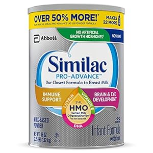 Similac Pro-Advance®* Infant Formula with Iron, 3 Count, with 2âââ€š¬ââ€ž¢-FL HMO for Immune Support, Non-GMO, Baby…