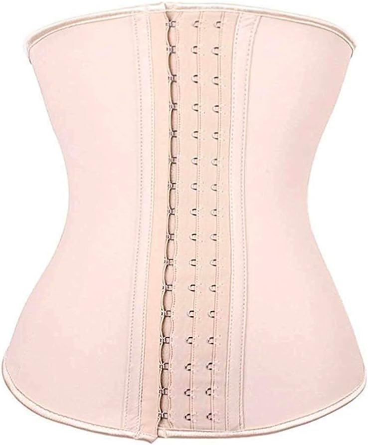 Womens Latex Waist Trainer Underbust Corset for Weight Loss Body Shaper Sport Girdle