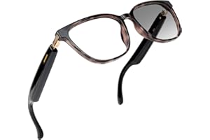 AI Smart Glasses with Real-Time Translation &amp; Voice Assistant – Bluetooth Sunglasses with Noise-Cancelling Calls, Music, Touch Control, Photochromic Lenses, UV &amp; Blue Light Protection-Tortoiseshell4.4 out of 5 stars 221 offer from $27.99