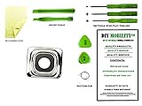 Samsung Galaxy S4 Rear Camera Glass Lens PREMIUM Kit with DM Tools, Cleaning Cloth, and Instructions Included I9500 ,I9505, M919, I337, I545, L720, R970 – DIYMOBILITY