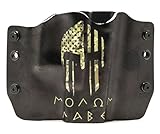 Molan Labe Camo Kydex OWB holsters for more than 125 different handguns. Left & Right versions plus Speed Clips available.