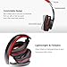 AUSDOM Wireless Headphones/Headset, Bluetooth Headphones Over Ear Foldable with Mic, Apt-X Low Latency, Bluetooth 4.2 Stereo Wired Mode, Fast Audio/LED Codec Indicator/Noise Isolating for TV/PC Gaming