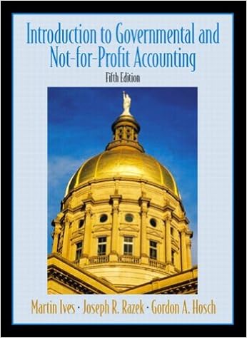 Introduction To Government And Not For Profit Accounting Fifth Edition Ives Martin Razek Joseph R Hosch Gordon A 9780130464149 Amazon Com Books