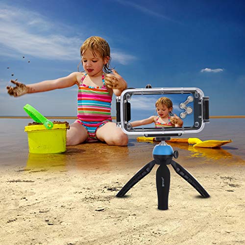 iPhone XR 40m/130ft Waterproof Diving Housing Photo Video Taking Underwater Cover Case (Black)