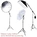Lightdow 2-Pack of 6.5ft / 2m Adjustable Light Stand Tripod with 1/4