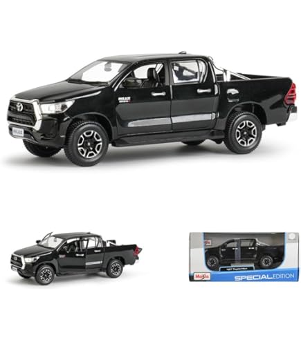 海外トイ Amazon.com: Aoshima Toyota LN107 Hilux Pickup Double Cab 4WD